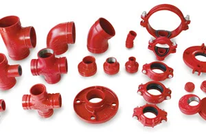 Grooved pipe fittings and couplings