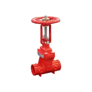 British Grooved OS&Y gate valve