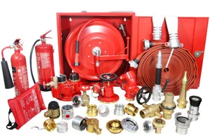 British fire hydrant and fire cabinet