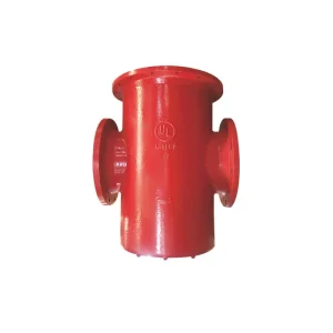 Flanged basket strainer