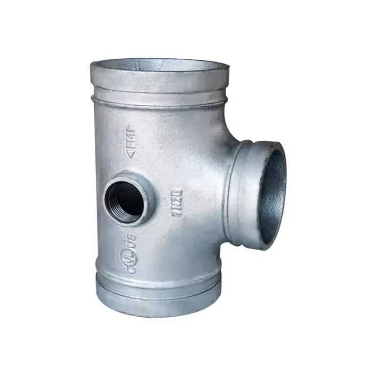 Grooved fire hydrant tee