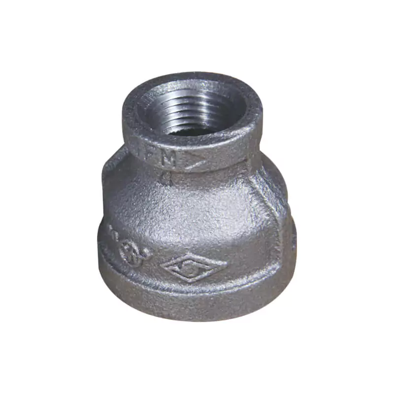 Malleable cast iron reducing socket (Reducing coupling / Reducer)