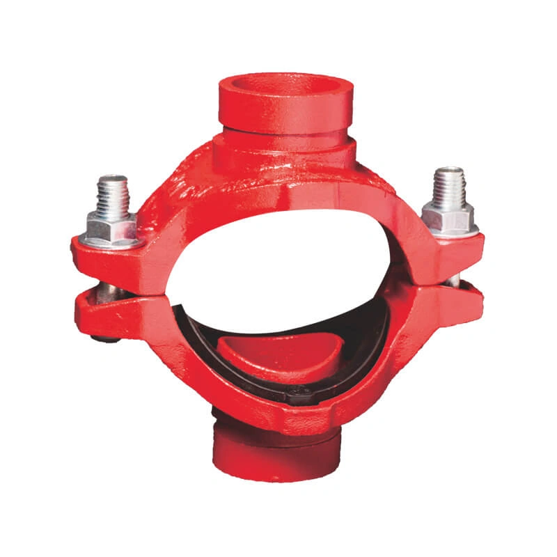 Mechanical cross with grooved branches