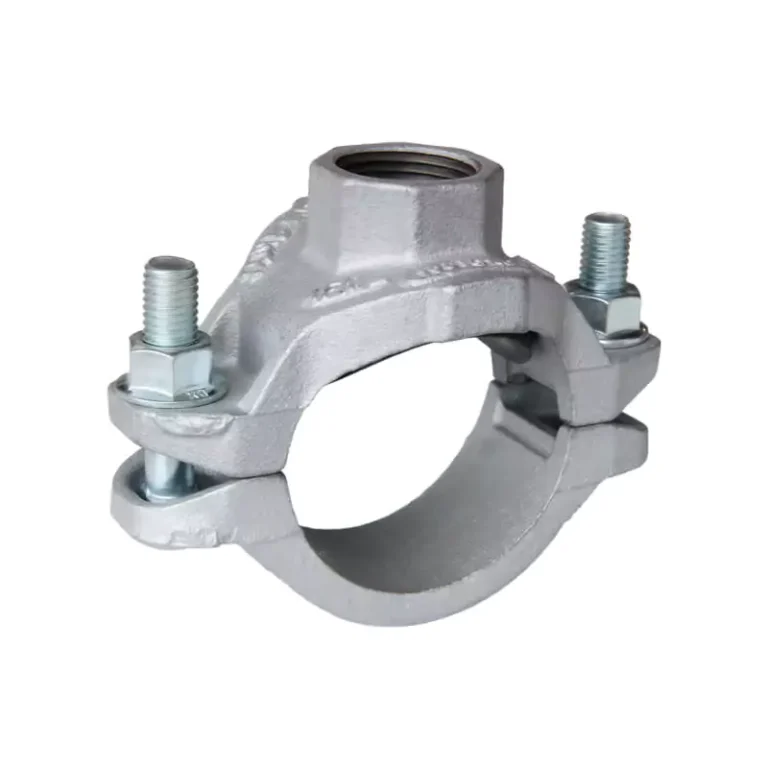 Mechanical tee with threaded branch