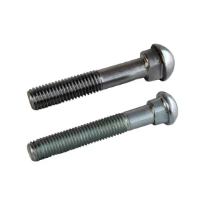 Metric oval neck track head bolt
