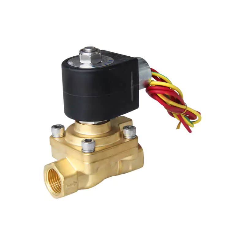 Pilot operated solenoid valve
