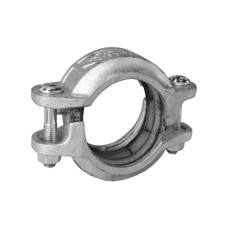 Quick rigid grooved coupling