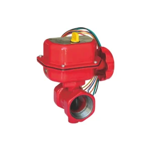 British Threaded butterfly valve (Gear actuator & tamper switch)