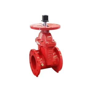 American Flanged NRS gate valve with post flange and wrench nut