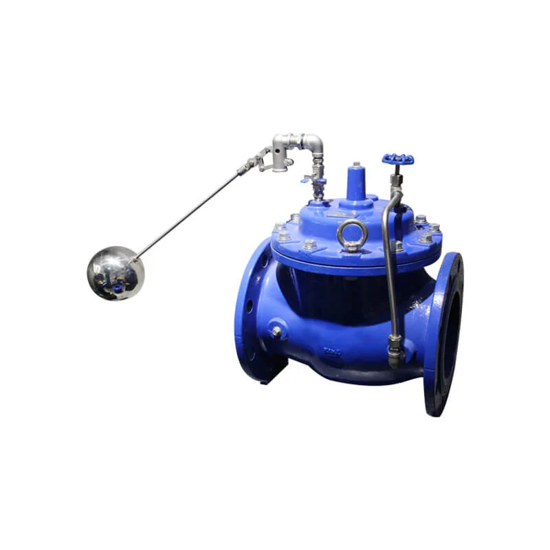 Remote float control valve