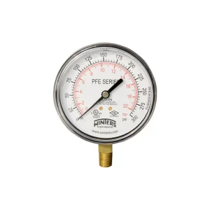 Fire sprinkler pressure gauge
