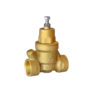Brass filtering reducing valve