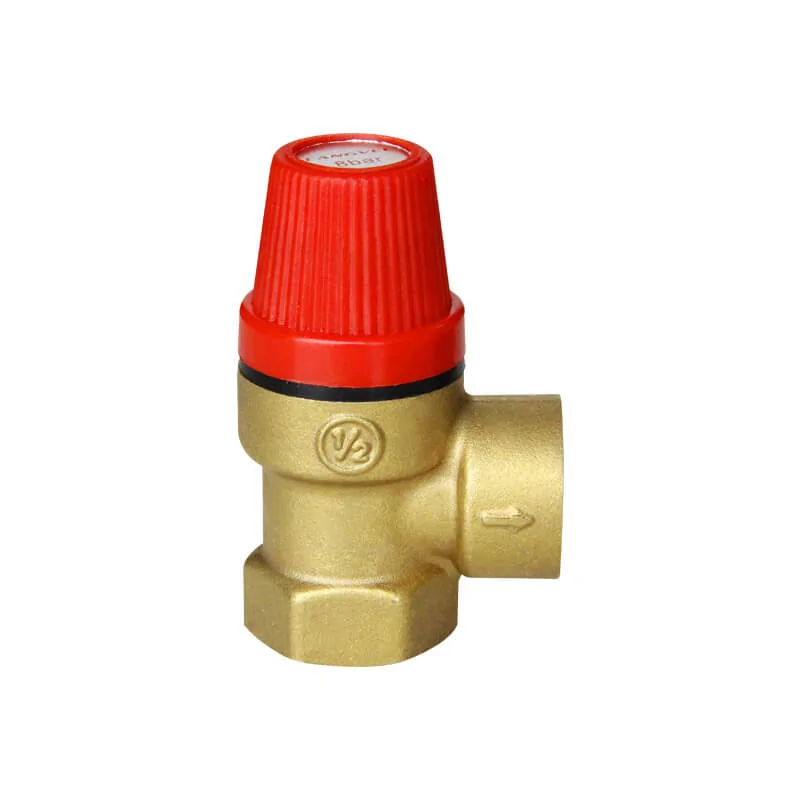 Brass pressure relief valve