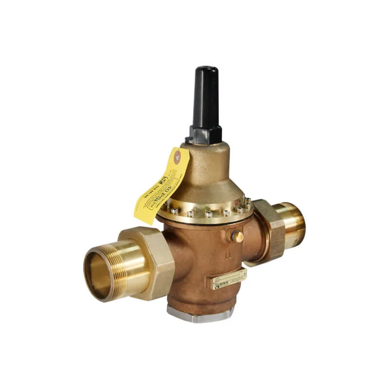 Direct acting pressure reducing valve