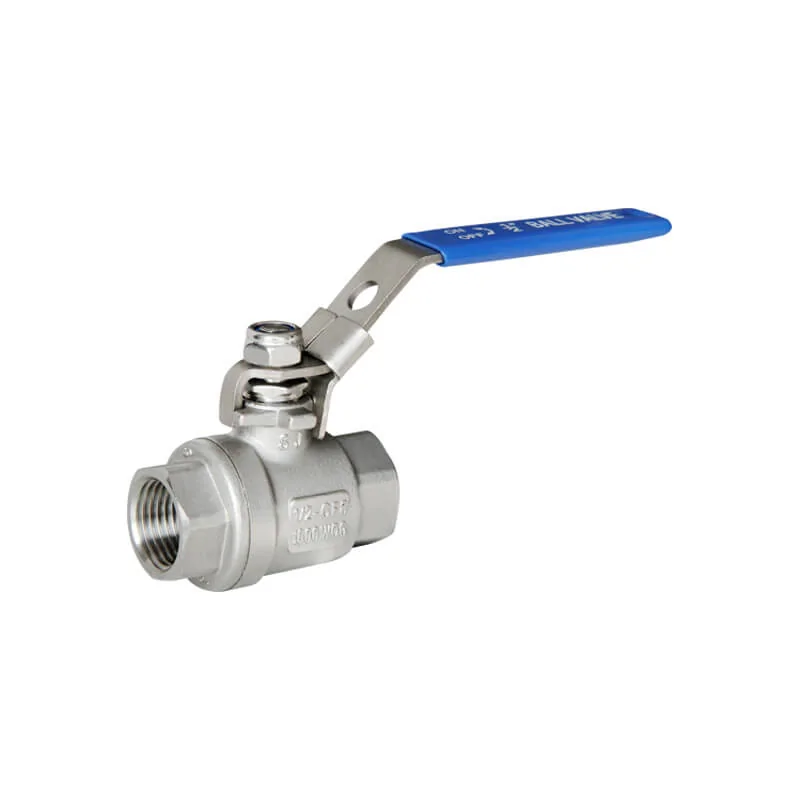 Stainless steel screwed ball valve