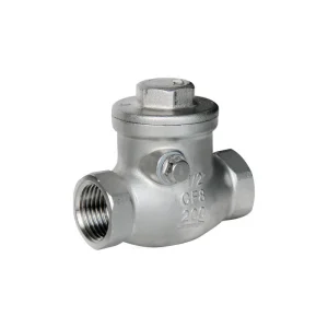 Stainless steel screwed swing check valve