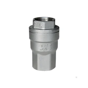 Stainless steel screwed spring check valve