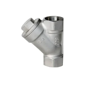 Stainless steel screwed Y type strainer