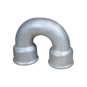 Malleable iron open-pattern return bend