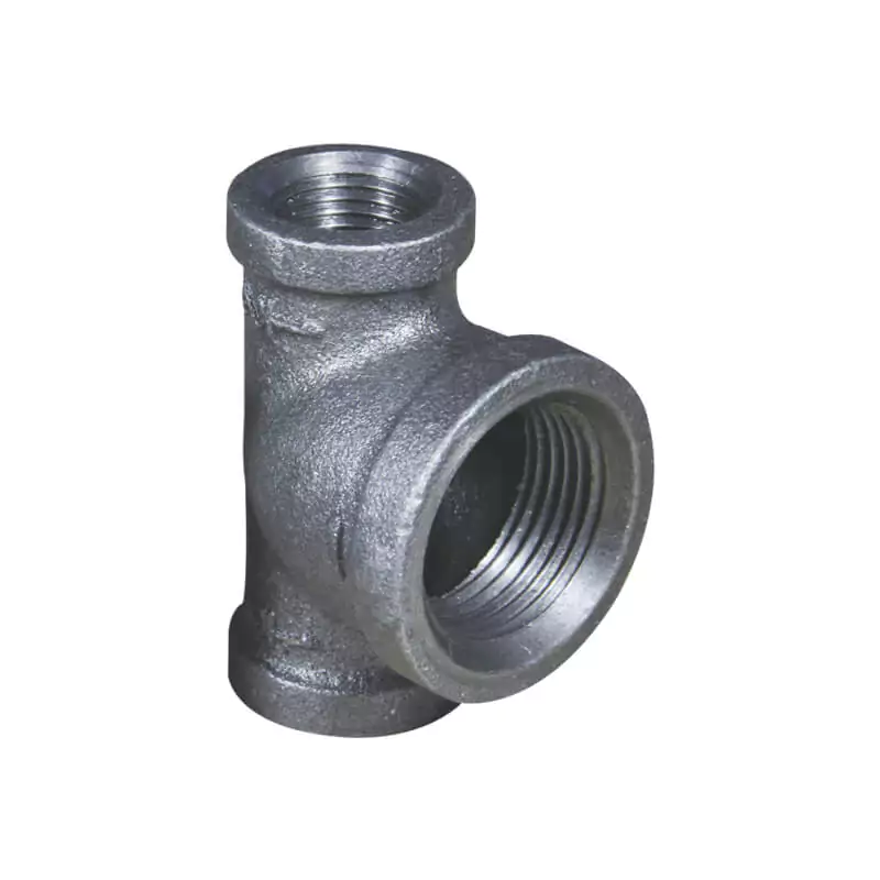Malleable iron reducing tee (Bull head tee)