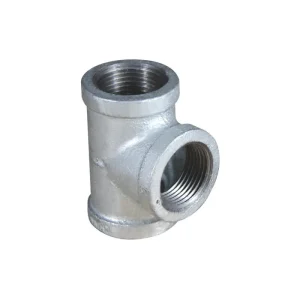 Malleable iron straight tee