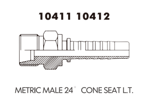 metric male 24 cone seal L.T.
