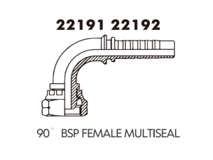 90 BSP FEMALE MULTISEAL