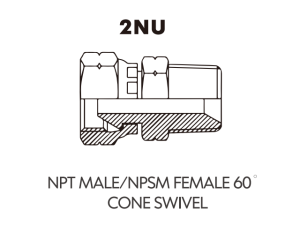 JIC SAE ORFS NPT NPSM Adaptor