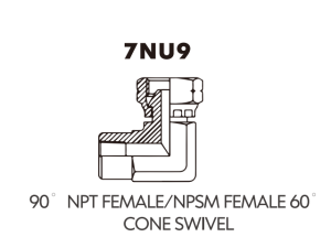 JIC SAE ORFS NPT NPSM Adaptor