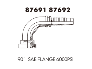 SAE flange 90SAE FLANGE 600OPSI