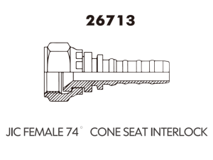JIC SAE OFRS NPT Fitting JIC FEMALE 74 CONE SEAT INTERLOCK