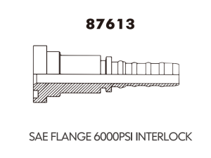 SAE flange SAE FLANGE 600OPSI INTERLOCK