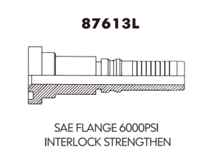 SAE flange SAE FLANGE 600OPSIINTERLOCK STRENGTHEN