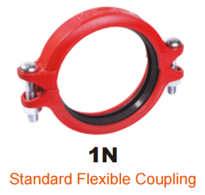 ductile iron grooved fitting flexible coupling
