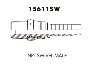 JIC SAE OFRS NPT Fitting NPT SWIVELMALE