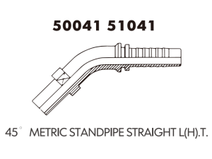 45 metric standpipe straight l(h)t