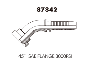 SAE flange 45 SAE FLANGE 3000PSI