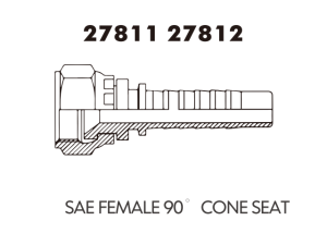 JIC SAE OFRS NPT Fitting SAE FEMALE 90 CONE SEAT