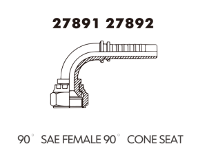 JIC SAE OFRS NPT Fitting 90 SAE FEMALE 90 CONE SEAT