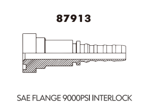 SAE flange SAE FLANGE 900OPSIINTERLOCK