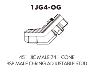 JIC SAE ORFS NPT NPSM Adaptor
