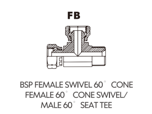 BSP BSPT ADAPTOR BSP FEMALE SWIVEL 60 CONEFEMALE 60 CONE SWIVELMALE60°SEAT TEE