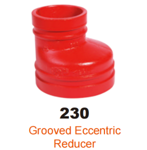 ductile iron grooved fitting eccentric reducer