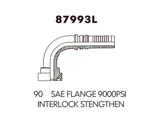 SAE flange 90 SAE FLANGE 900OPSIINTERLOCK STENGTHEN