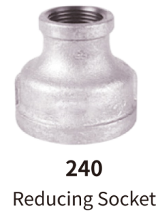 galvanized balck mallebale iron fitting reducing socket