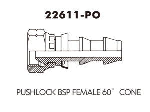 POUSHLOCK BSPT FEMALE 60 CONE
