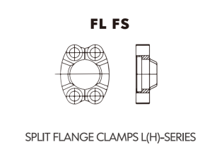 SAE flange SPLIT FLANGE CLAMPS L(H)-SERIES