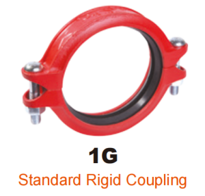 ductile iron grooved fitting rigid coupling