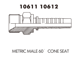 metric male 60 coin seat