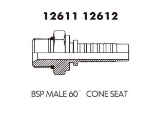 BSP MALE 60 CONE SEAT